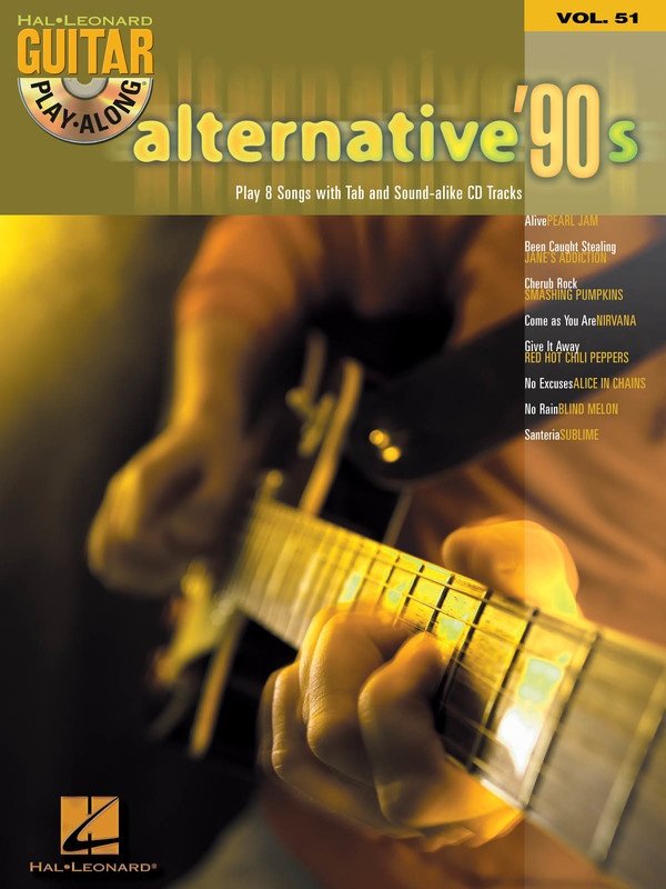 Guitar Play-Along Vol. 51: Alternative 90s Guitar — TAB Book/CD (Hal Leonard)