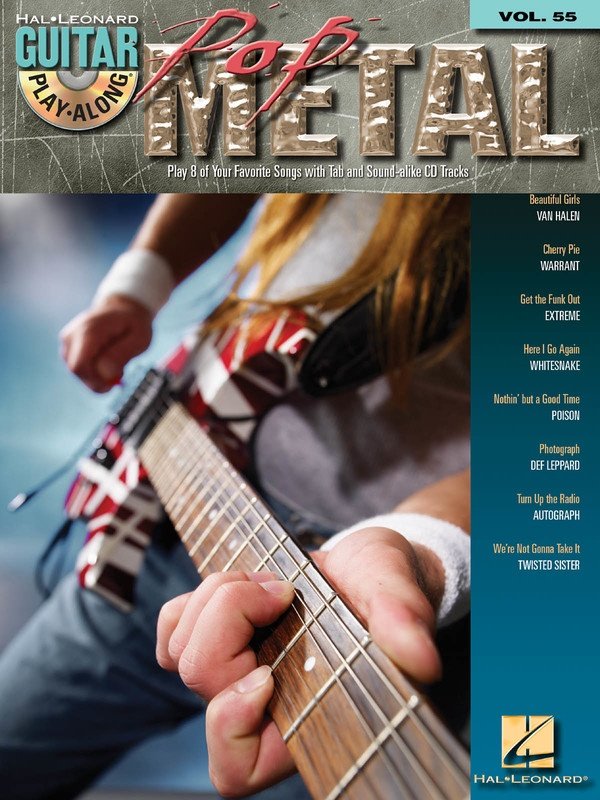 Guitar Play-Along Vol. 55: Pop Metal Guitar — TAB Book/CD (Hal Leonard)