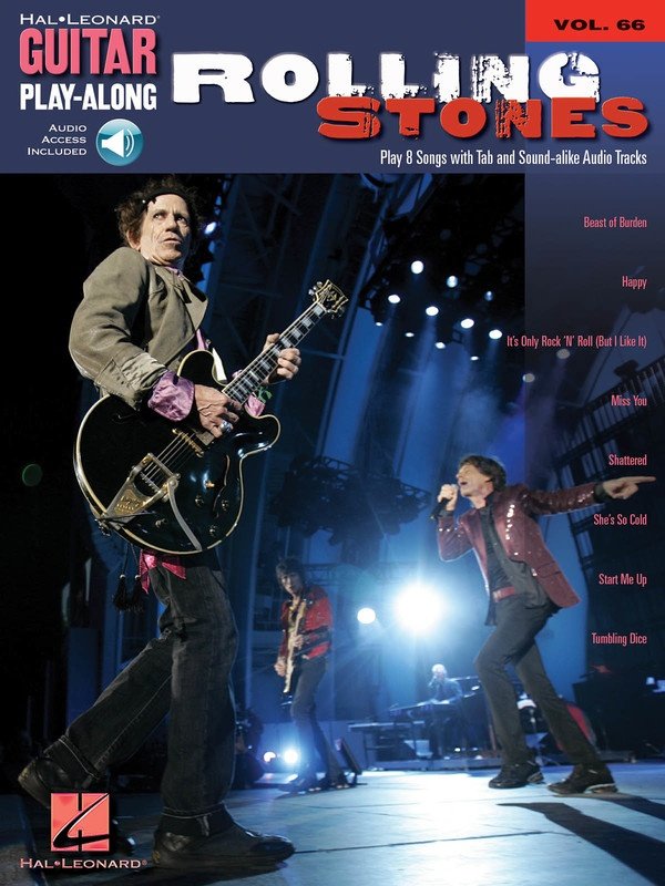 Guitar Play-Along Vol. 66: Rolling Stones — TAB Book/CD (Hal Leonard)