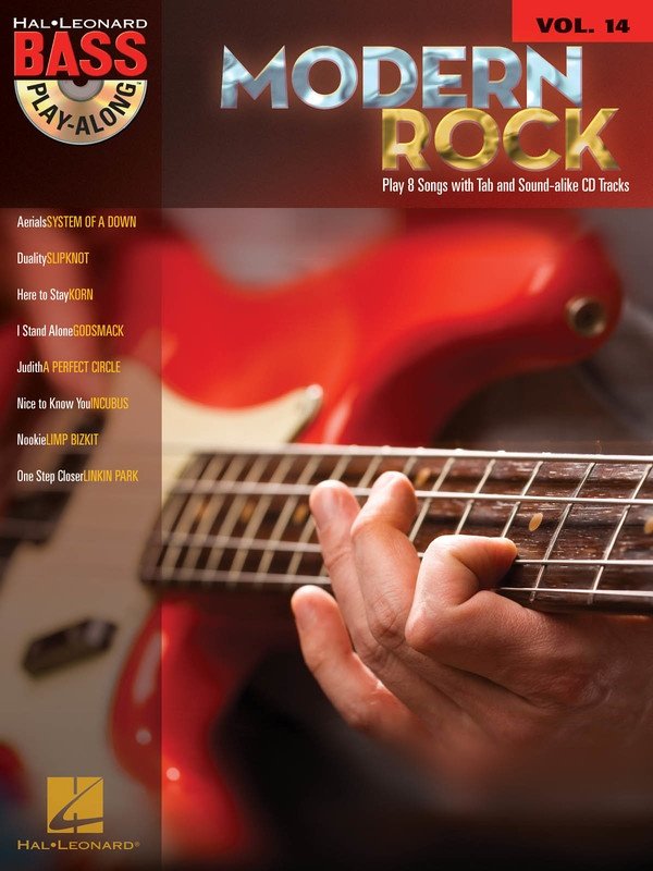 Bass Play-Along Vol. 14: Modern Rock — Bass TAB Book/CD (Hal Leonard)