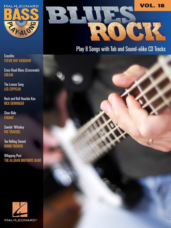 Bass Play-Along Vol. 18: Blues Rock — Bass TAB Book/CD (Hal Leonard)
