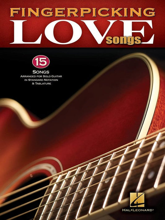 Fingerpicking Love Songs — Solo Guitar Notation & TAB (Hal Leonard)