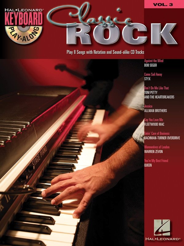 Keyboard Play-Along Vol. 3: Classic Rock — Book/CD (Hal Leonard)