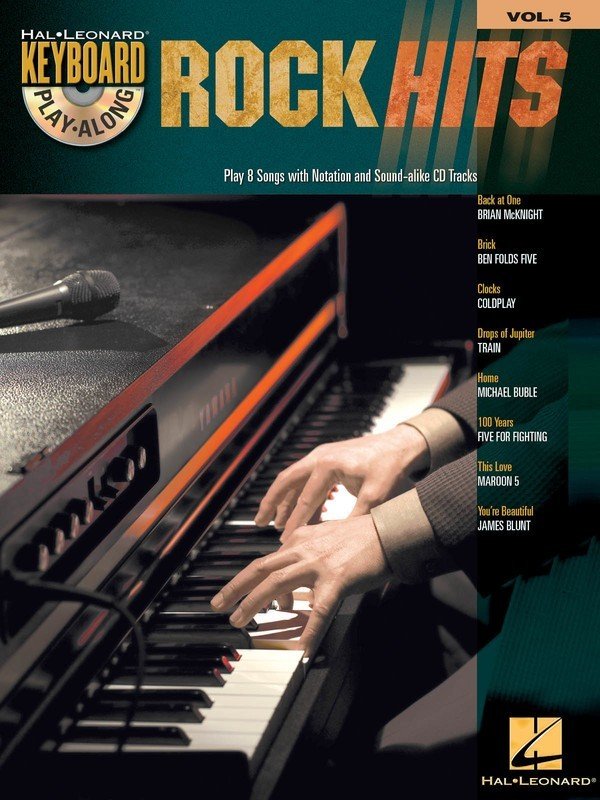 Keyboard Play-Along Vol. 5: Rock Hits — Book/CD (Hal Leonard)