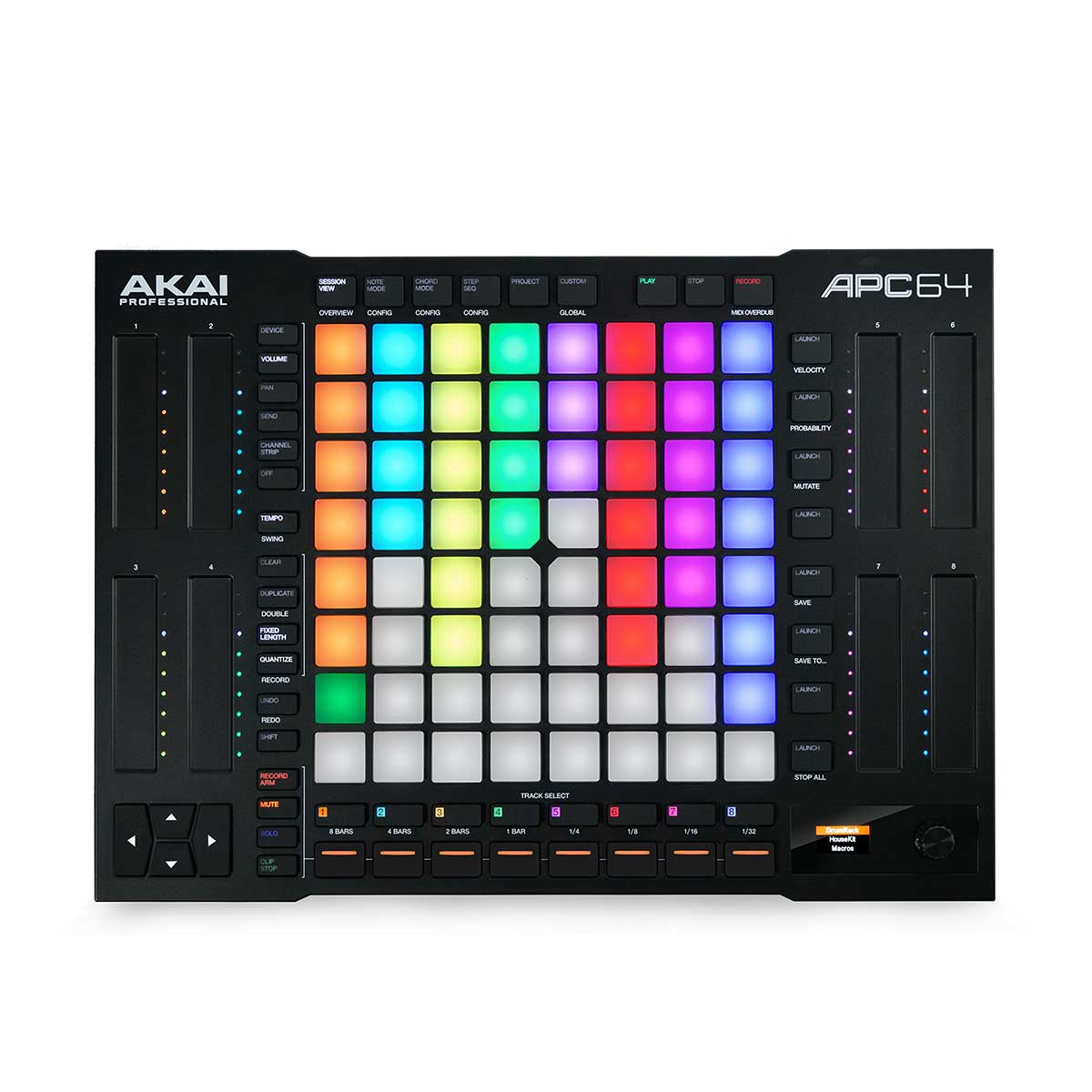 APC64 Ableton Controller with Sequencer, Touch Strips, 64 RGB Pads, MIDI/CV Outputs, Includes Ableton Live Lite & Plug-ins