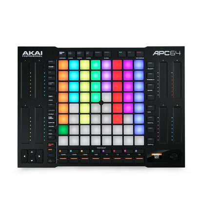 APC64 Ableton Controller with Sequencer, Touch Strips, 64 RGB Pads, MIDI/CV Outputs, Includes Ableton Live Lite & Plug-ins