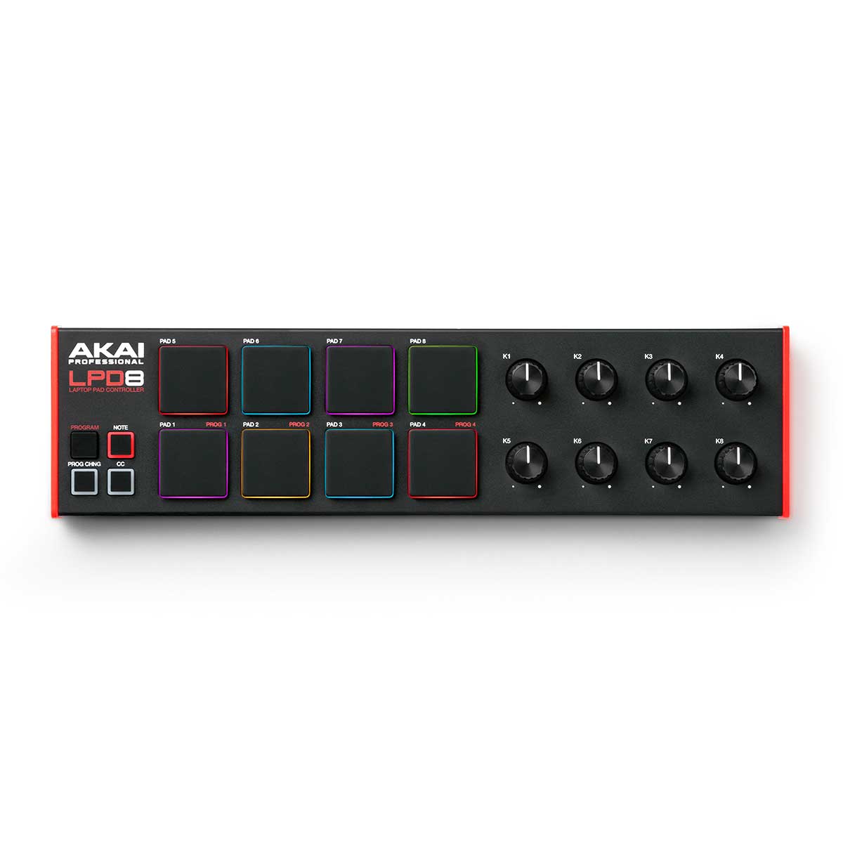 Akai Professional LPD8 MK2 Portable MIDI Pad Controller with 8 RGB Pads and Rotary Knobs