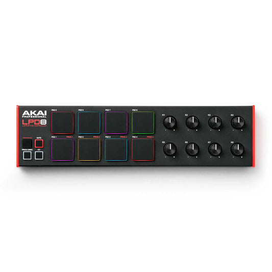 Akai Professional LPD8 MK2 Portable MIDI Pad Controller with 8 RGB Pads and Rotary Knobs
