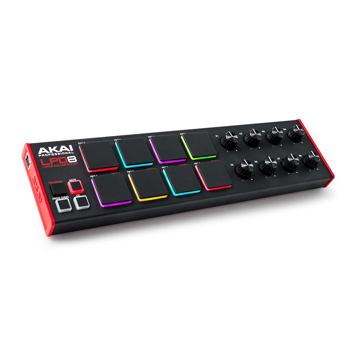 Akai Professional LPD8 MK2 Portable MIDI Pad Controller with 8 RGB Pads and Rotary Knobs — view 2