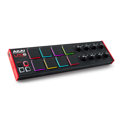 Akai Professional LPD8 MK2 Portable MIDI Pad Controller with 8 RGB Pads and Rotary Knobs — view 2