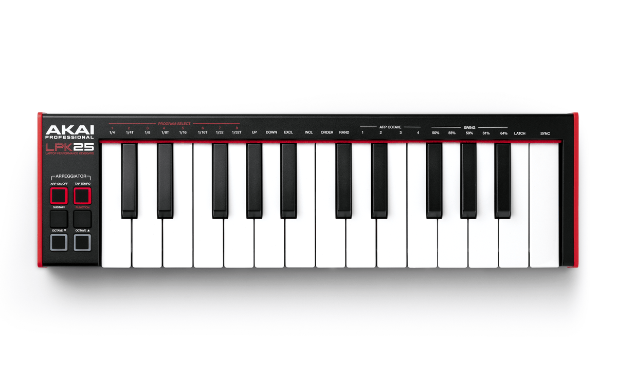 Akai Professional LPK25 MK2 25-Key Portable MIDI Controller with Arpeggiator and Built-In Clock — view 4