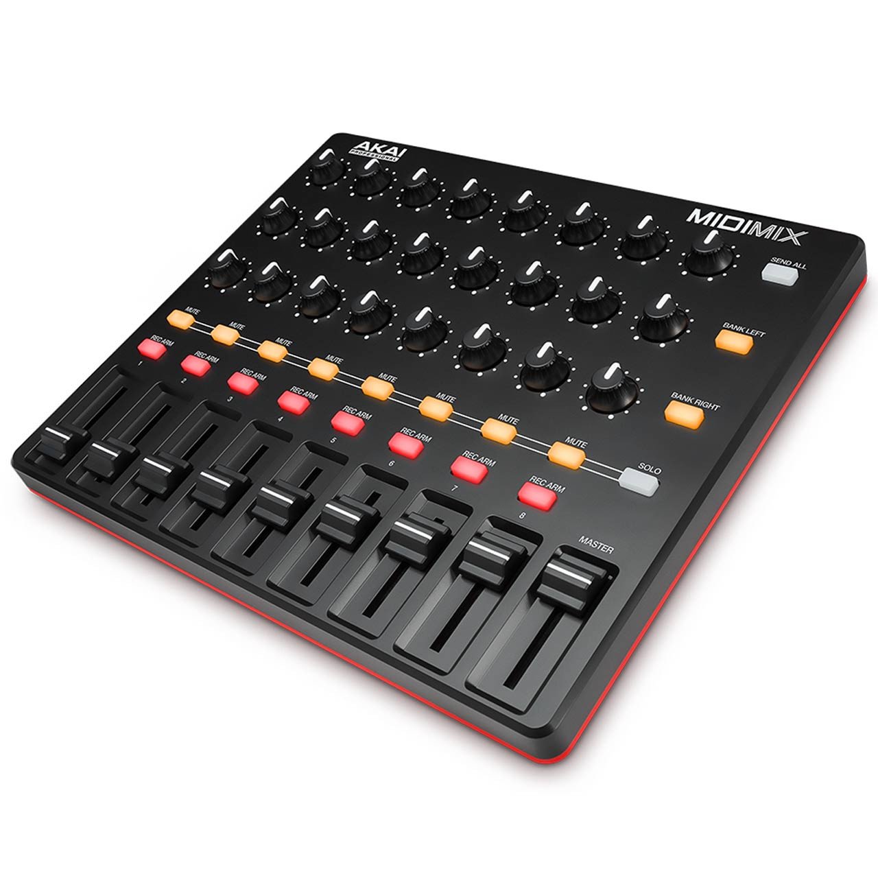 Akai Professional MIDImix Portable Mixer/DAW Control with 24 Rotary Encoders and 9 Faders — view 3