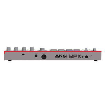 Akai Pro MPK Mini IV Portable USB MIDI Keyboard Controller - Grey — view 3