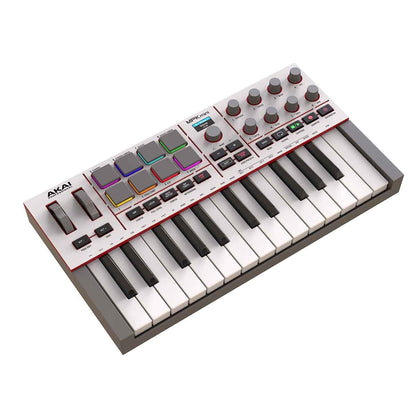 Akai Pro MPK Mini IV Portable USB MIDI Keyboard Controller - Grey — view 6
