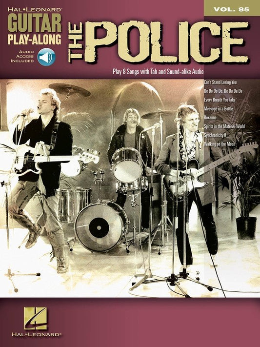 Guitar Play-Along Vol. 85: The Police — TAB Book/Online Audio (Hal Leonard)