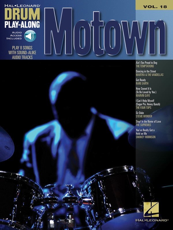 Drum Play-Along Vol. 18: Motown — Book/Online Audio (Hal Leonard)
