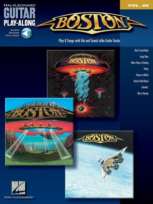 Guitar Play-Along Vol. 86: Boston — TAB Book/CD (Hal Leonard)