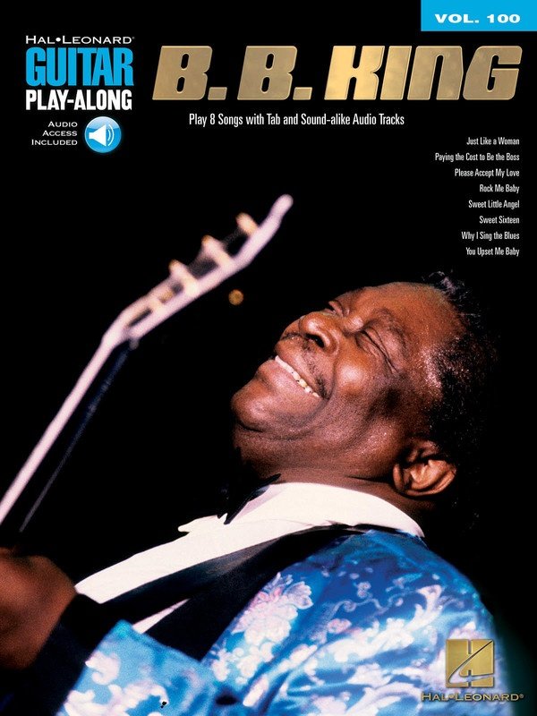 Guitar Play-Along Vol. 100: B.B. King — TAB Book/Online Audio (Hal Leonard)