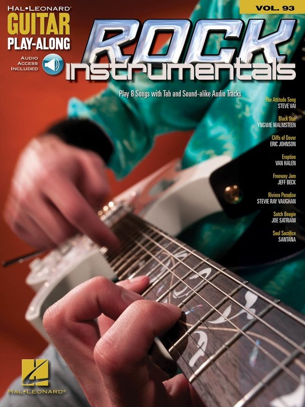 Guitar Play-Along Vol. 93: Rock Instrumentals — TAB Book/CD (Hal Leonard)