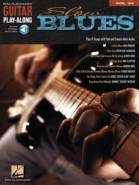 Guitar Play-Along Vol. 94: Slow Blues — TAB Book/Online Audio (Hal Leonard)