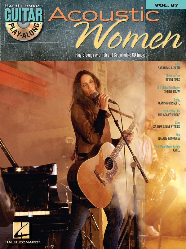 Acoustic Women — Guitar Play-Along Vol. 87, Book/Online Audio (Hal Leonard)