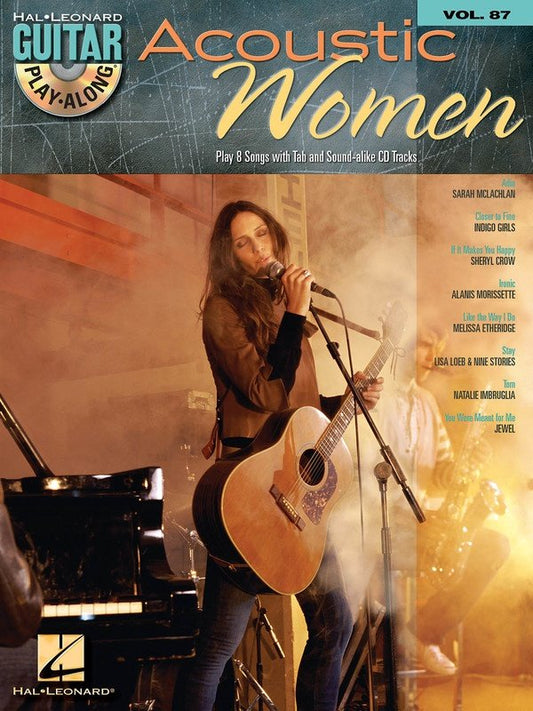 Acoustic Women — Guitar Play-Along Vol. 87, Book/Online Audio (Hal Leonard)