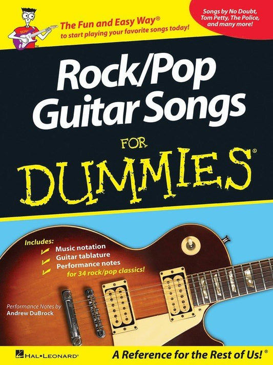 Rock & Pop Guitar Songs for Dummies — Guitar TAB (Hal Leonard)