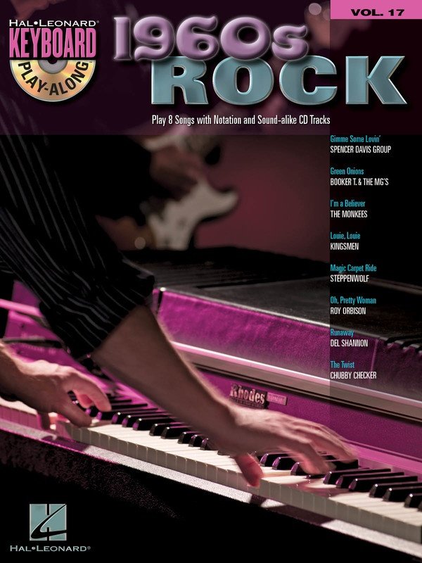 1960s Rock — Keyboard Play-Along Vol. 17, Book/Online Audio (Hal Leonard)