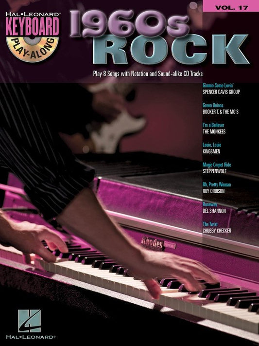 1960s Rock — Keyboard Play-Along Vol. 17, Book/Online Audio (Hal Leonard)