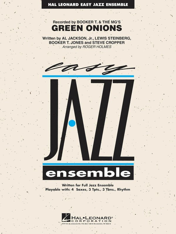 Green Onions Je2 Sc/Pts (Hal Leonard)