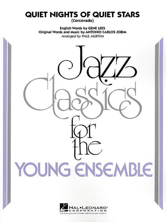 Quiet Nights of Quiet Stars (Corcovado) — Jazz Ensemble Grade 3 Score & Parts (Hal Leonard Young Jazz Classics)