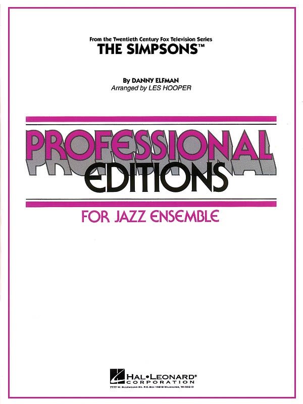 The Simpsons — Jazz Ensemble Grade 5 (Hal Leonard Professional Editions Jazz Ensemble)