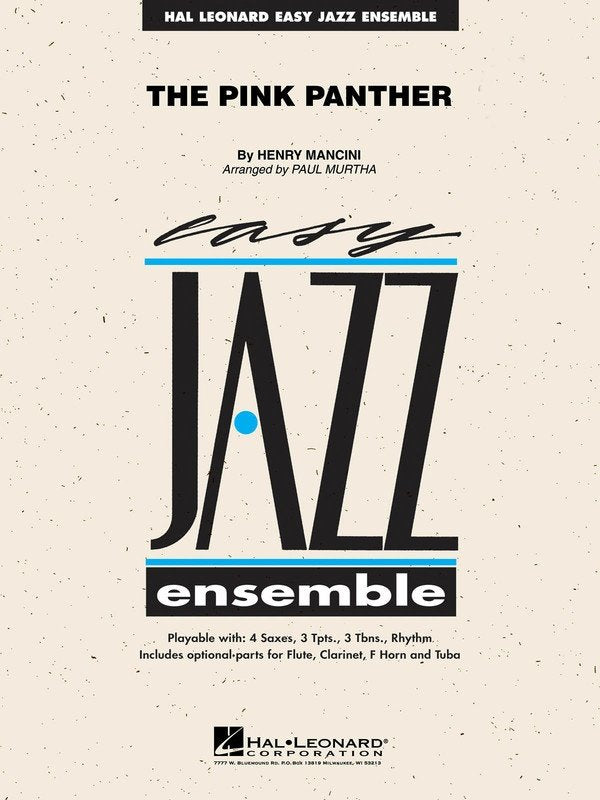 Pink Panther — Jazz Ensemble Grade 2 Score & Parts (Hal Leonard Easy Jazz Ensemble Series)