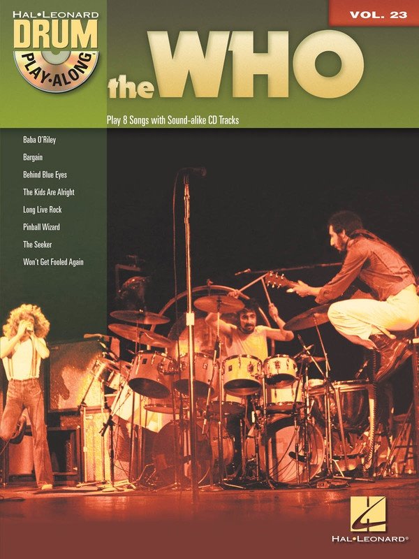 The Who — Drum Play-Along Vol. 23, Book/Online Audio (Hal Leonard)