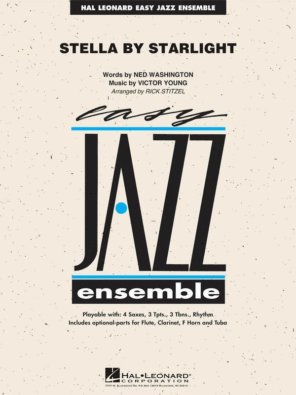 Stella by Starlight — Jazz Ensemble Grade 2 Score & Parts (Hal Leonard Easy Jazz Ensemble Series)
