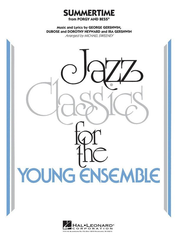 Summertime (From Porgy & Bess) Je3 Sc/Pts (Hal Leonard)
