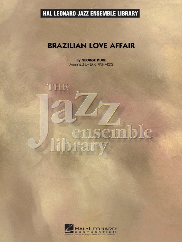 Brazilian Love Affair — Jazz Ensemble Grade 4 Score & Parts (Hal Leonard Jazz Ensemble Library)