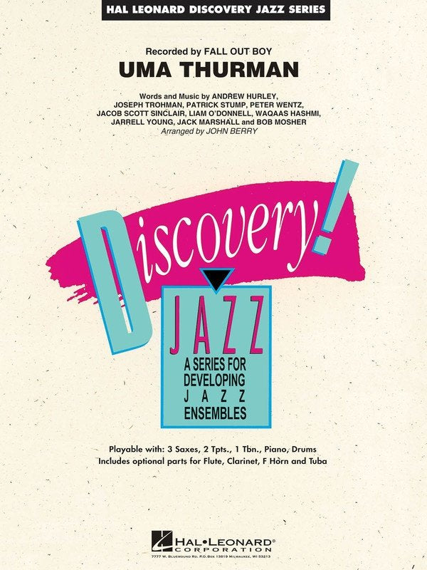 Uma Thurman — Jazz Ensemble Grade 1.5 Score & Parts (Hal Leonard Discovery Jazz)