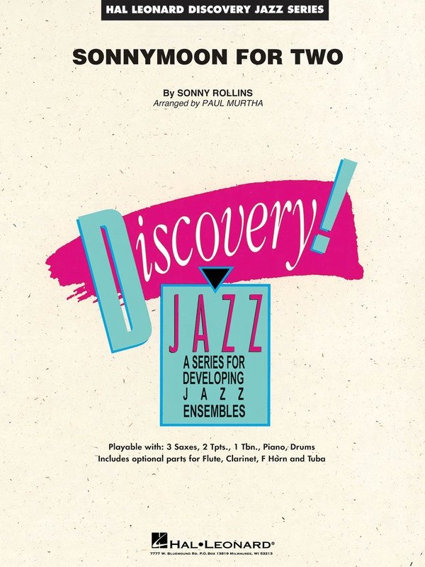 Sonnymoon for Two — Jazz Ensemble Grade 1.5 Score & Parts (Hal Leonard Discovery Jazz)
