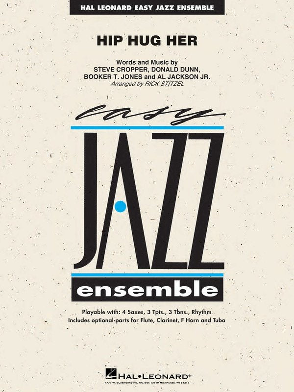 Hip Hug-Her — Jazz Ensemble Grade 2 Score & Parts (Hal Leonard Easy Jazz Ensemble Series)