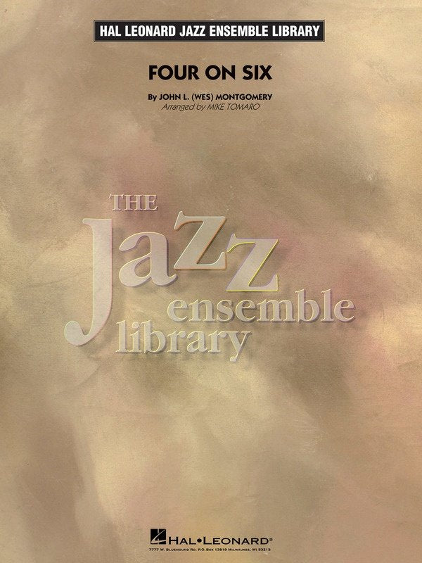 Four on Six — Jazz Ensemble Grade 4 Score & Parts (Hal Leonard Jazz Ensemble Library)