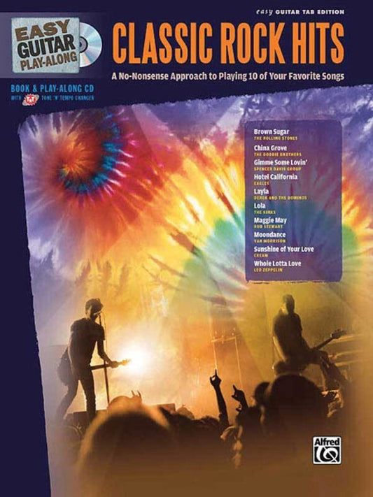Easy Guitar Play Along Classic Rock Hits Book/CD (Softcover Book/CD)