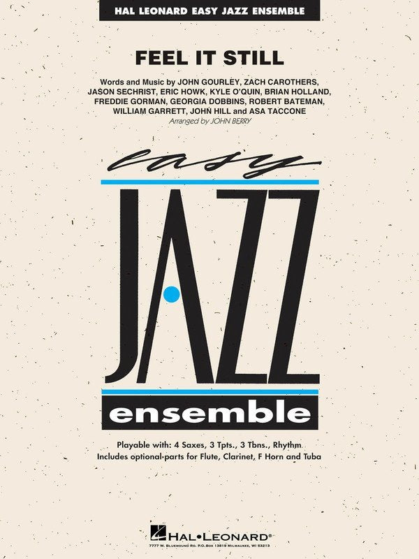 Feel It Still — Jazz Ensemble Grade 2 Score & Parts (Hal Leonard Easy Jazz Ensemble Series)