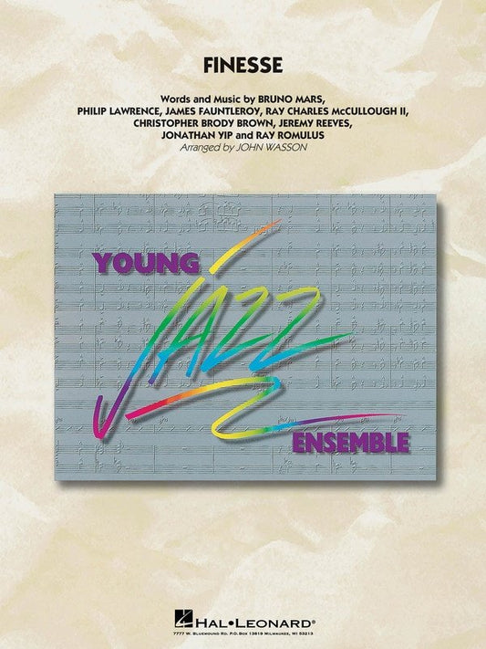 Finesse — Jazz Ensemble Grade 3 Score & Parts (Hal Leonard Young Jazz Series)