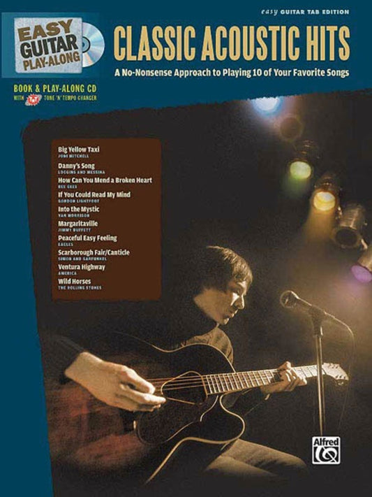 Easy Guitar Play Along Classic Acoustic Hits Book/ (Softcover Book/CD)