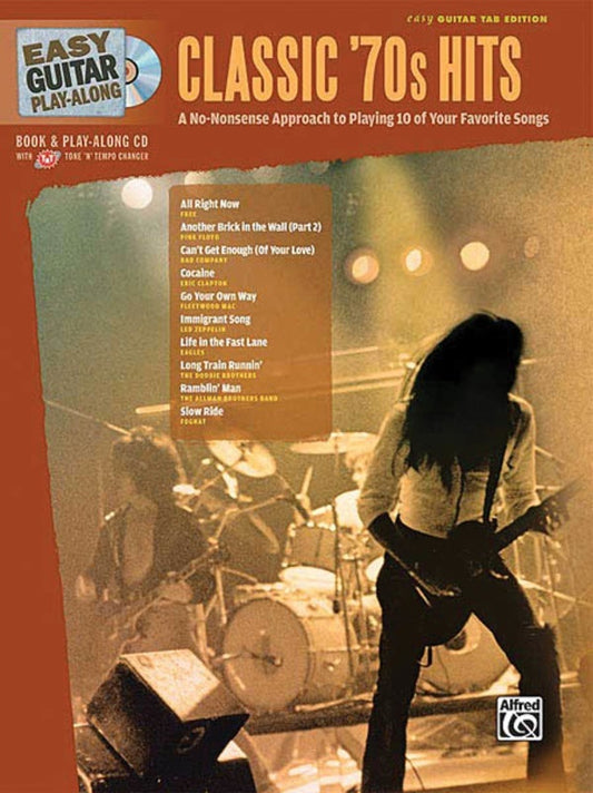 Easy Guitar Play Along 70S Hits Book/CD (Softcover Book/CD)