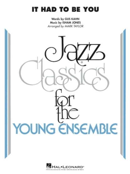 It Had To Be You Junior Ensemble 3 Full Score