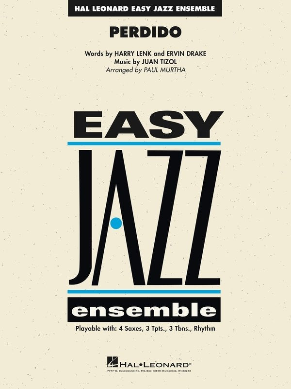 Perdido — Easy Jazz Ensemble Grade 2, Score & Parts (Hal Leonard)