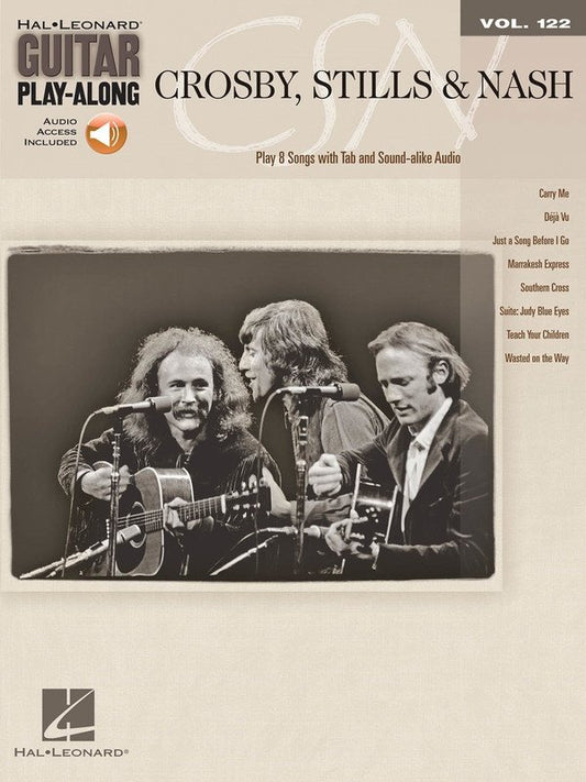 Crosby, Stills & Nash — Guitar Play-Along Vol. 12 Book/CD (Hal Leonard)