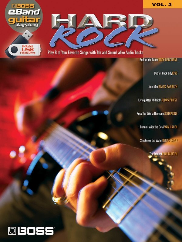 Hard Rock — Roland Eband Guitar Play-Along Vol. 3 Book + USB (Hal Leonard)